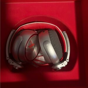 Sony Silver and Black Over-Ear Headphones